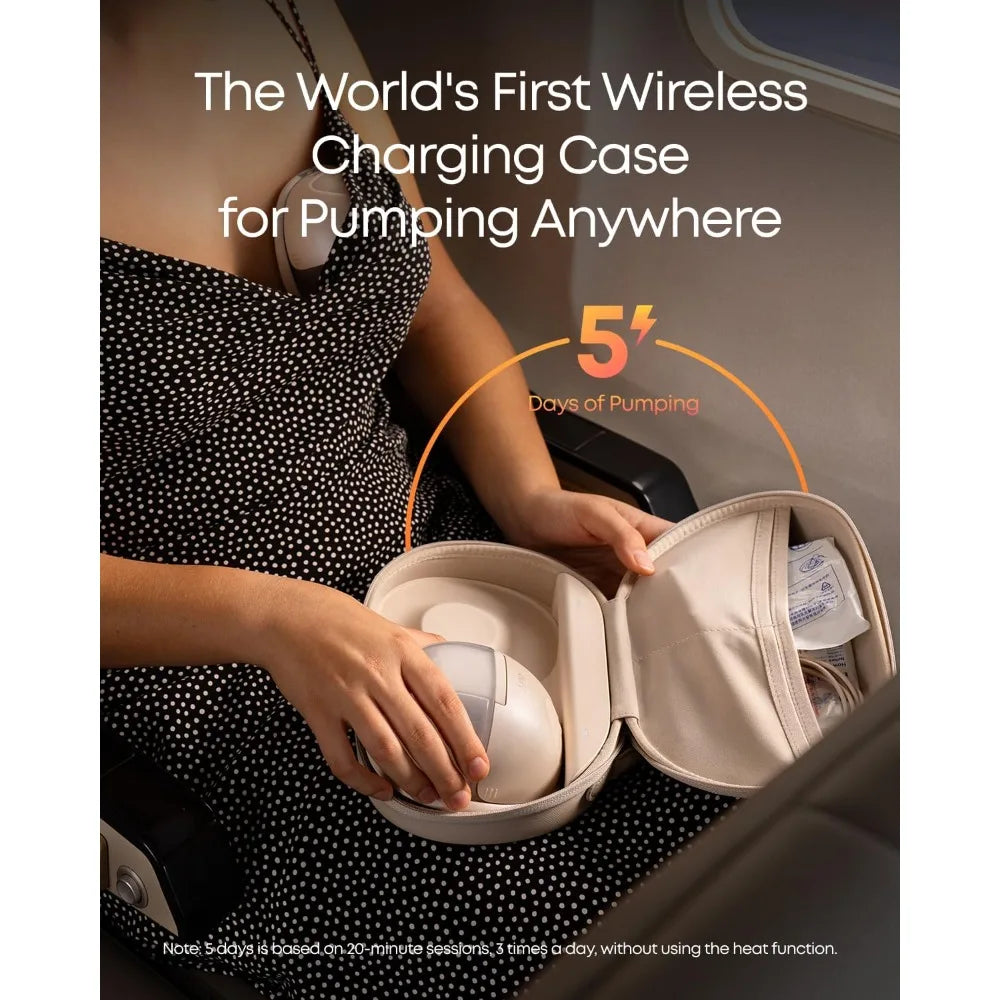 Heated Wearable Breast Pump S1 Pro, Slim Hands-Free Breast Pump with Industry-Leading HeatFlow™ Tech