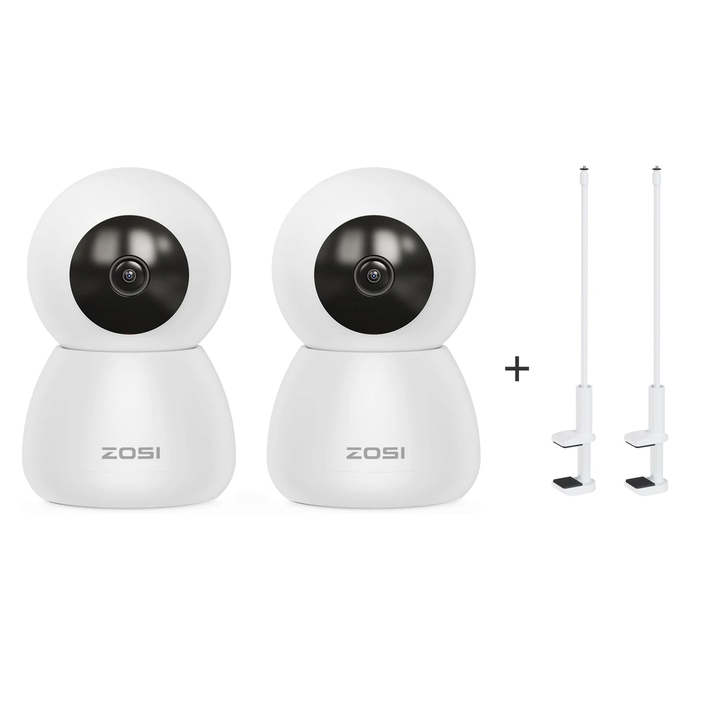 ZOSI C516 2.5K Pan/Tilt Wireless Security Indoor Camera 4MP Smart Baby Pet Monitor Auto Track 2.4/5GHz WiFi Surveillance Camera