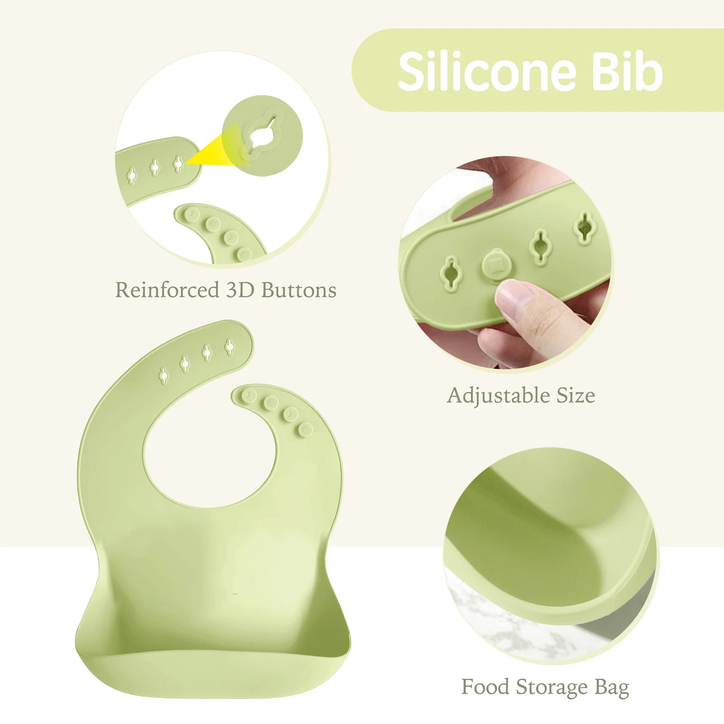 6 PCS Baby Feeding Set Baby Led Weaning Supplies with Suction Plates and Bowls Set Toddler feeding Utensils with Spoons Bibs
