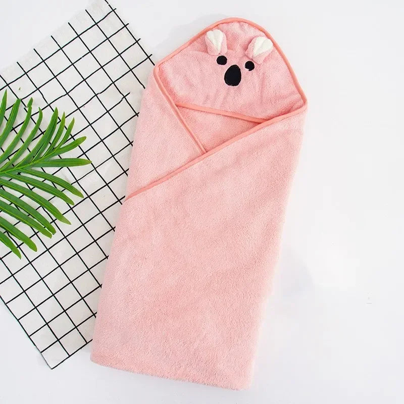 Newborn Baby Bath Towel Baby Towel Hooded Newborn Baby Blankets Newborn Velvet Swaddle Blanket Infant Towels Kids Beach Blanket